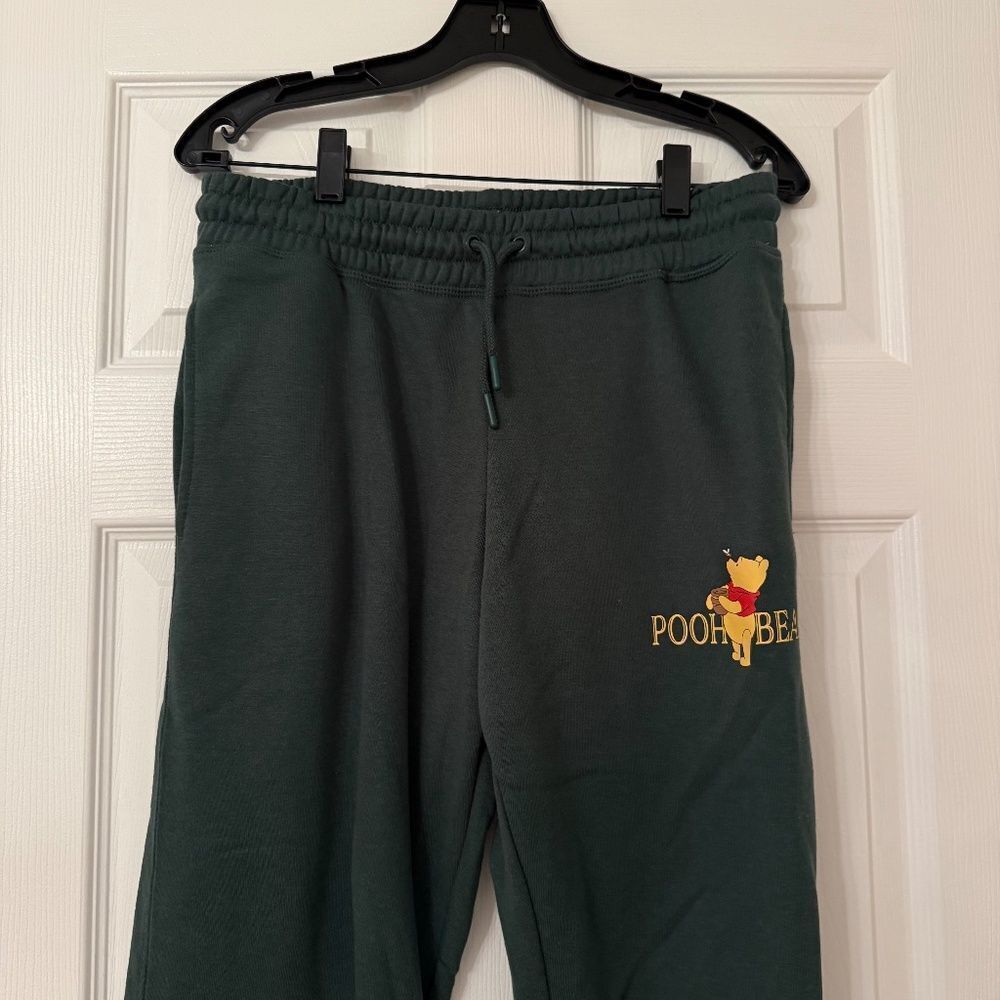 Winnie the Pooh Disney Dark Green Jogger Sweatpants